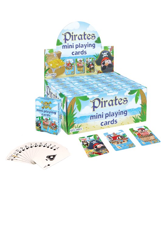 6 Pirate Miniature Playing Card Sets