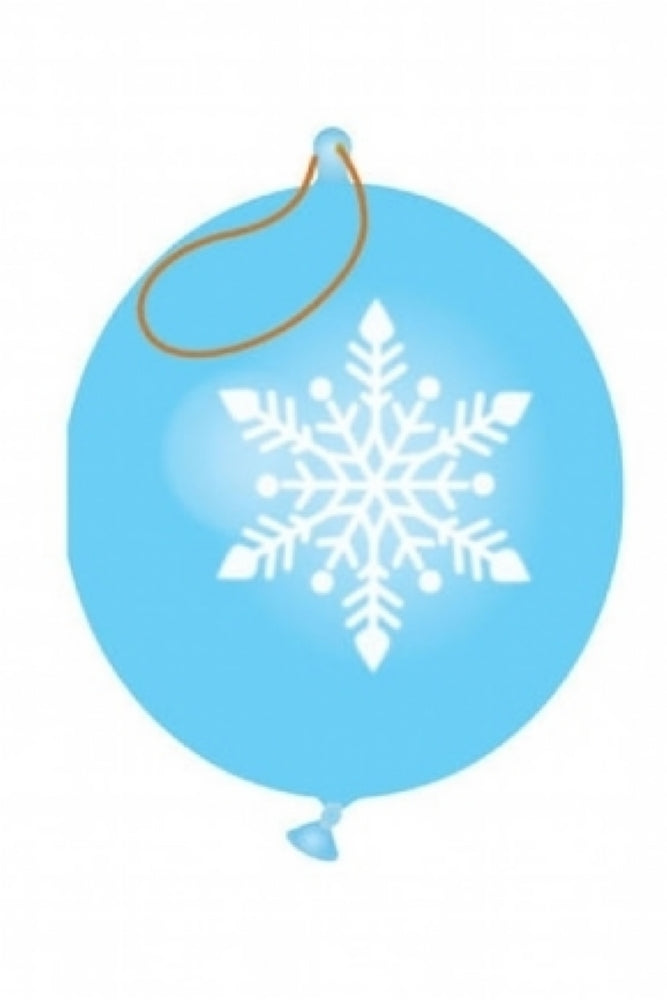 6 Snowflake Punch Balloons