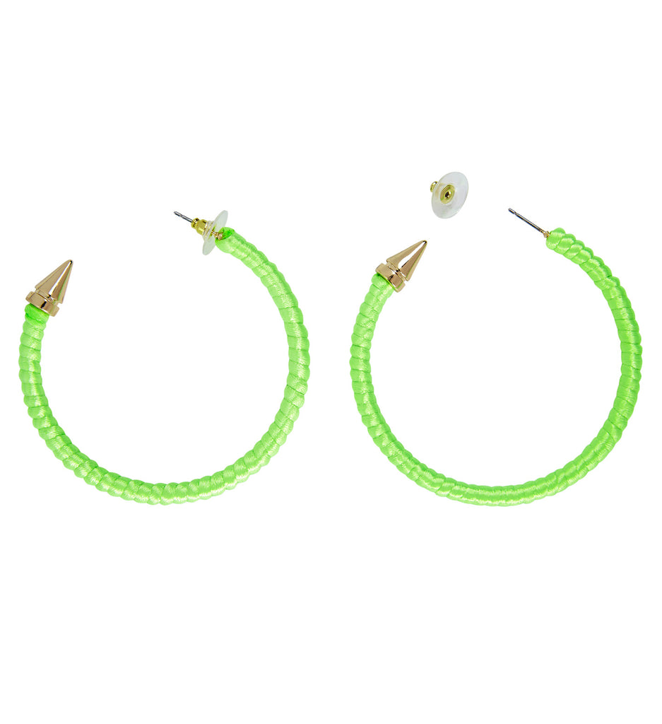 Pair of Neon Green Earrings