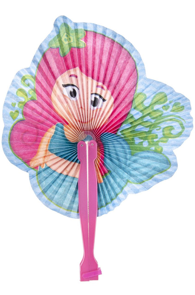 6 Mermaid Chinese Folding Paper Fans
