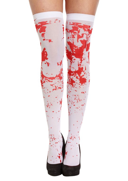 Adult Halloween Bloody Hold-Up Stockings