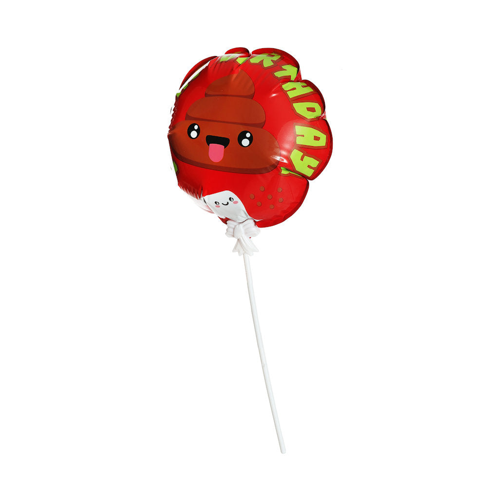 3 Emoji Poo Self-Inflating Balloons