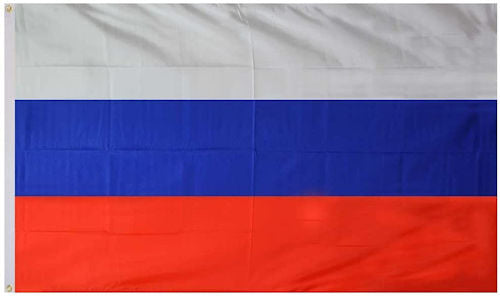 Large Russia 5ft x 3ft Flag