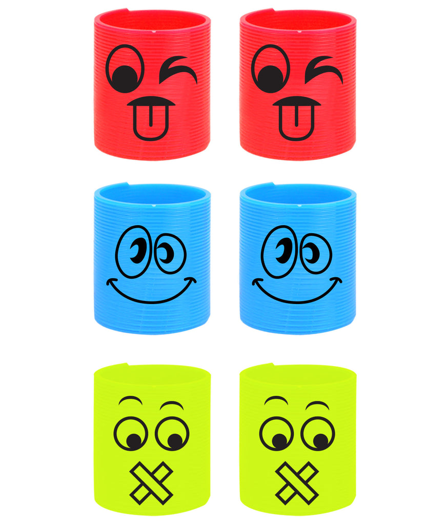 6 Emoji Plastic Springs