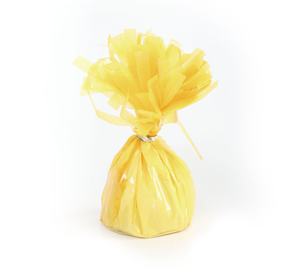 Large Pastel Yellow Foil Balloon Weight