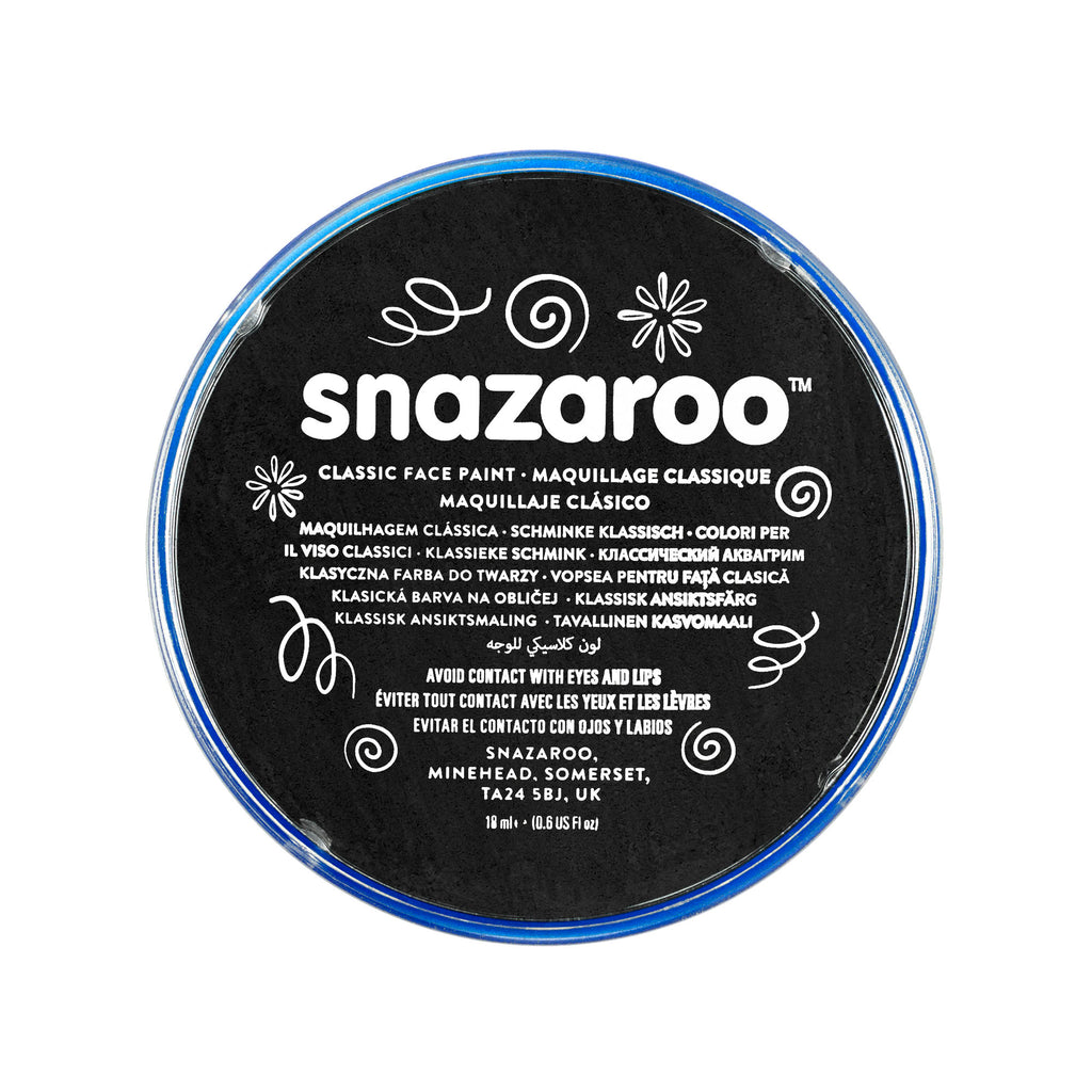 Snazaroo Black Paint Tub