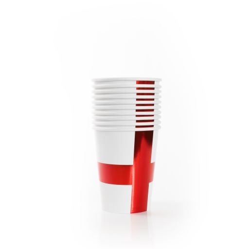 10 England 9oz Paper Cups