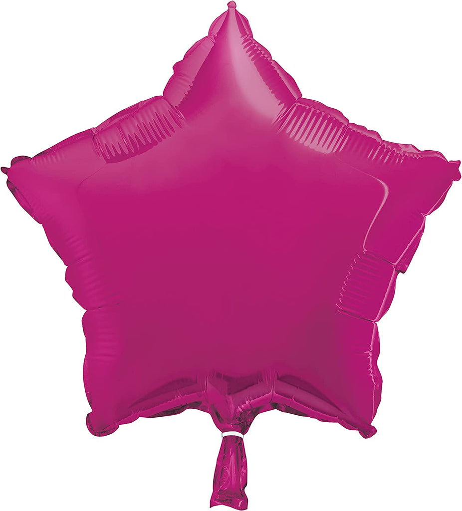 Hot Pink 18" Star Foil Balloon