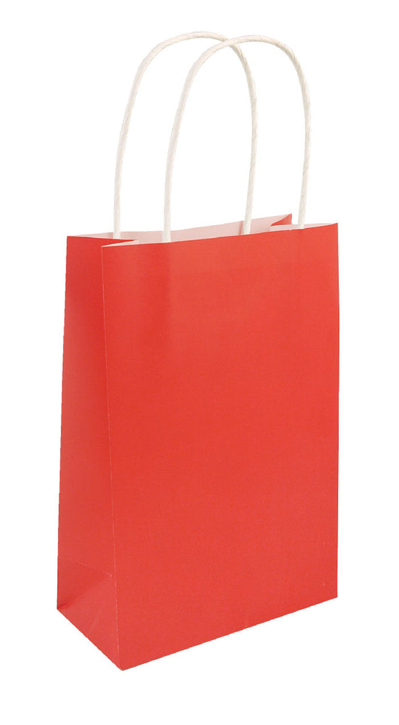 6 Red Bags With Handles
