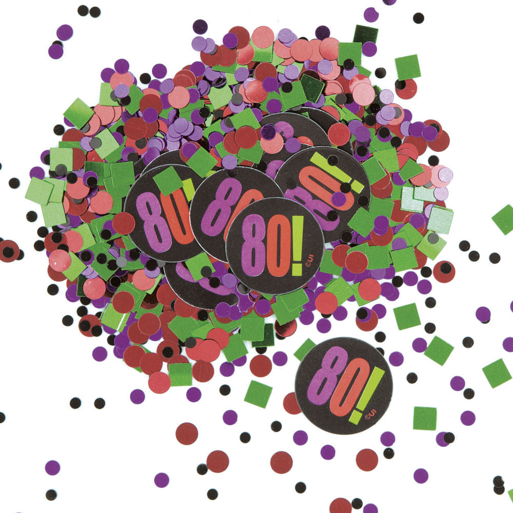 80! Birthday Cheer Confetti