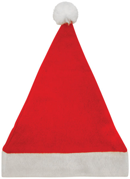 Adult Red Felt Christmas Hat