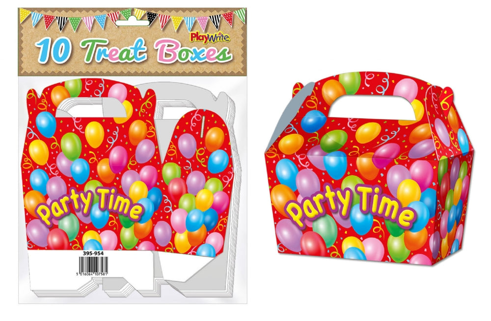 10 Party Time Party Treat Boxes
