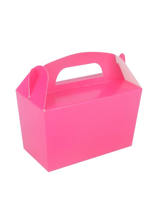 12 Hot Pink Snack Boxes
