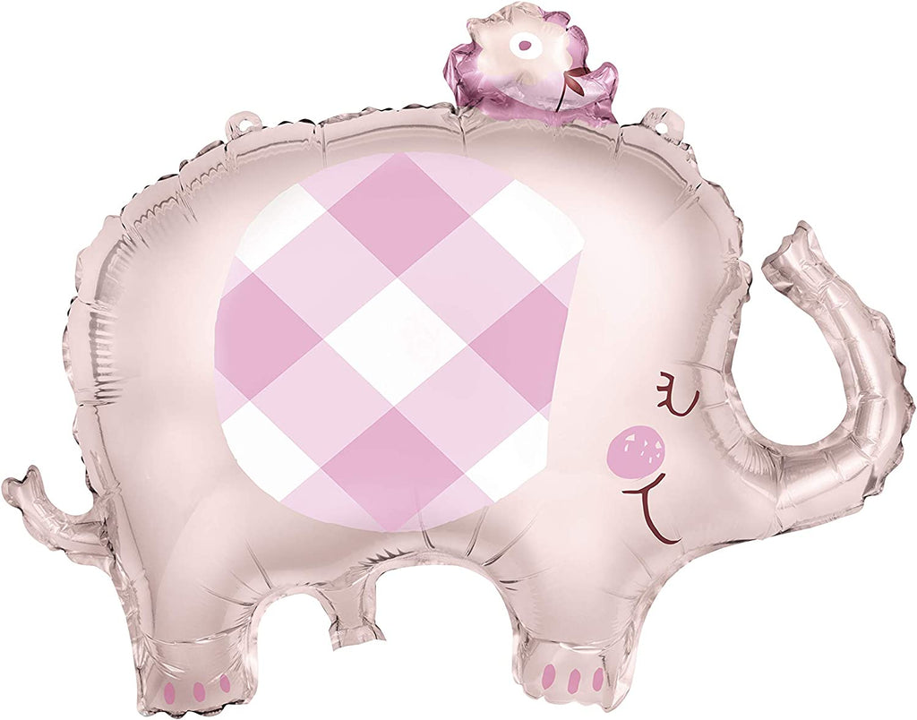 Giant Pink Elephant 29" Foil Balloon