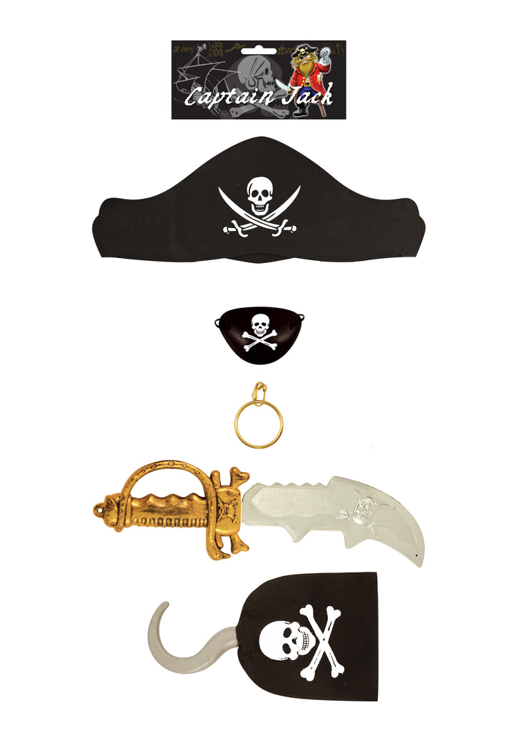 Pirate Costume Set - 5pc