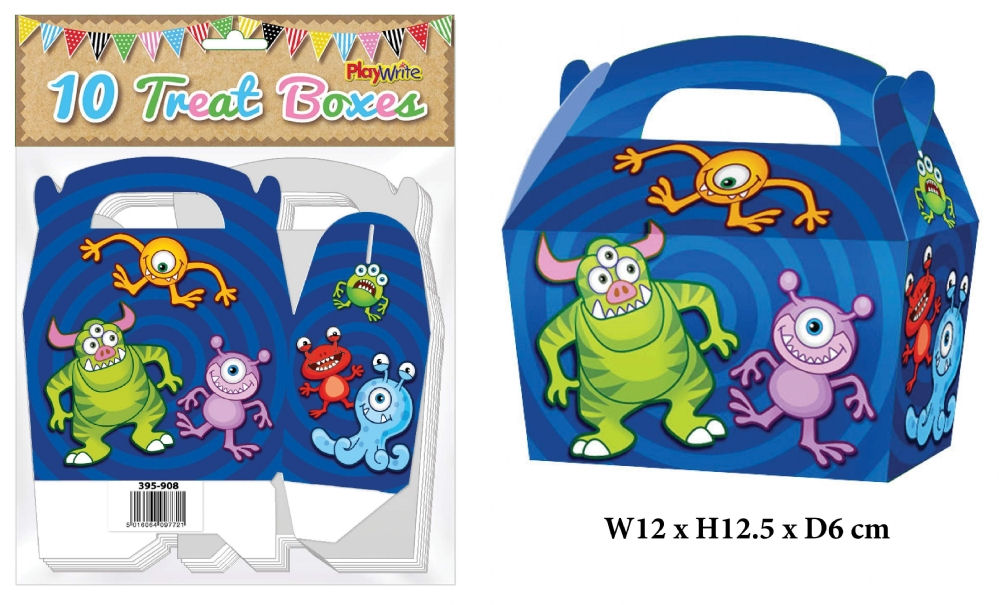 10 Monster Party Treat Boxes