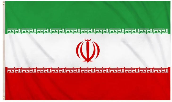 Large Iran 5ft x 3ft Flag