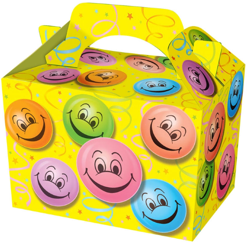 10 Happy Face Party Lunch Boxes