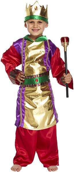 Child King Costume - 4-6 Years