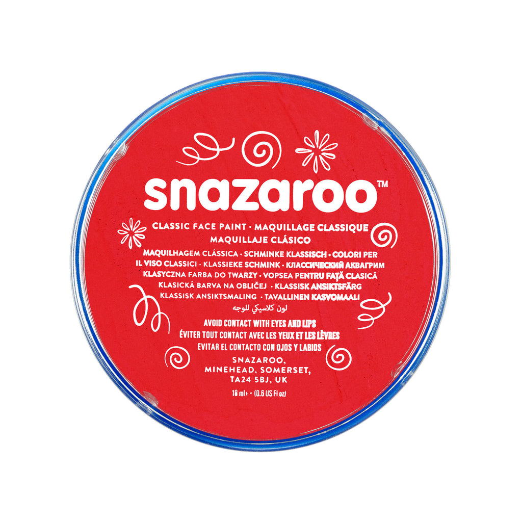 Snazaroo Red Paint Tub