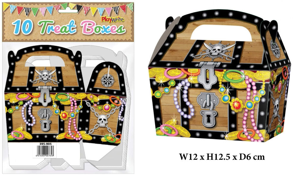 10 Pirate Party Treat Boxes