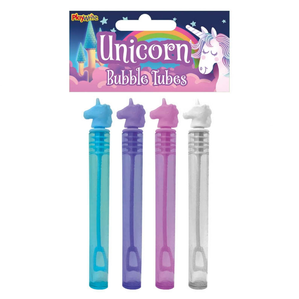 4 Unicorn Bubbles Tubes