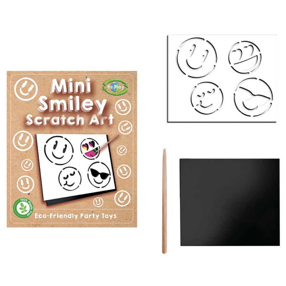 Re:Play Mini Happy Face Scratch Art