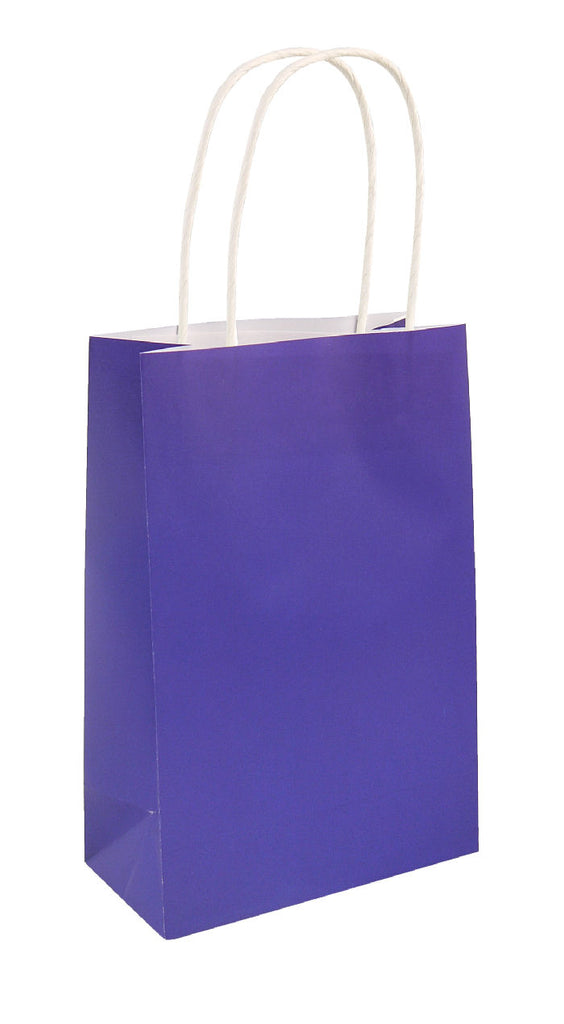 6 Royal Blue Bags With Handles