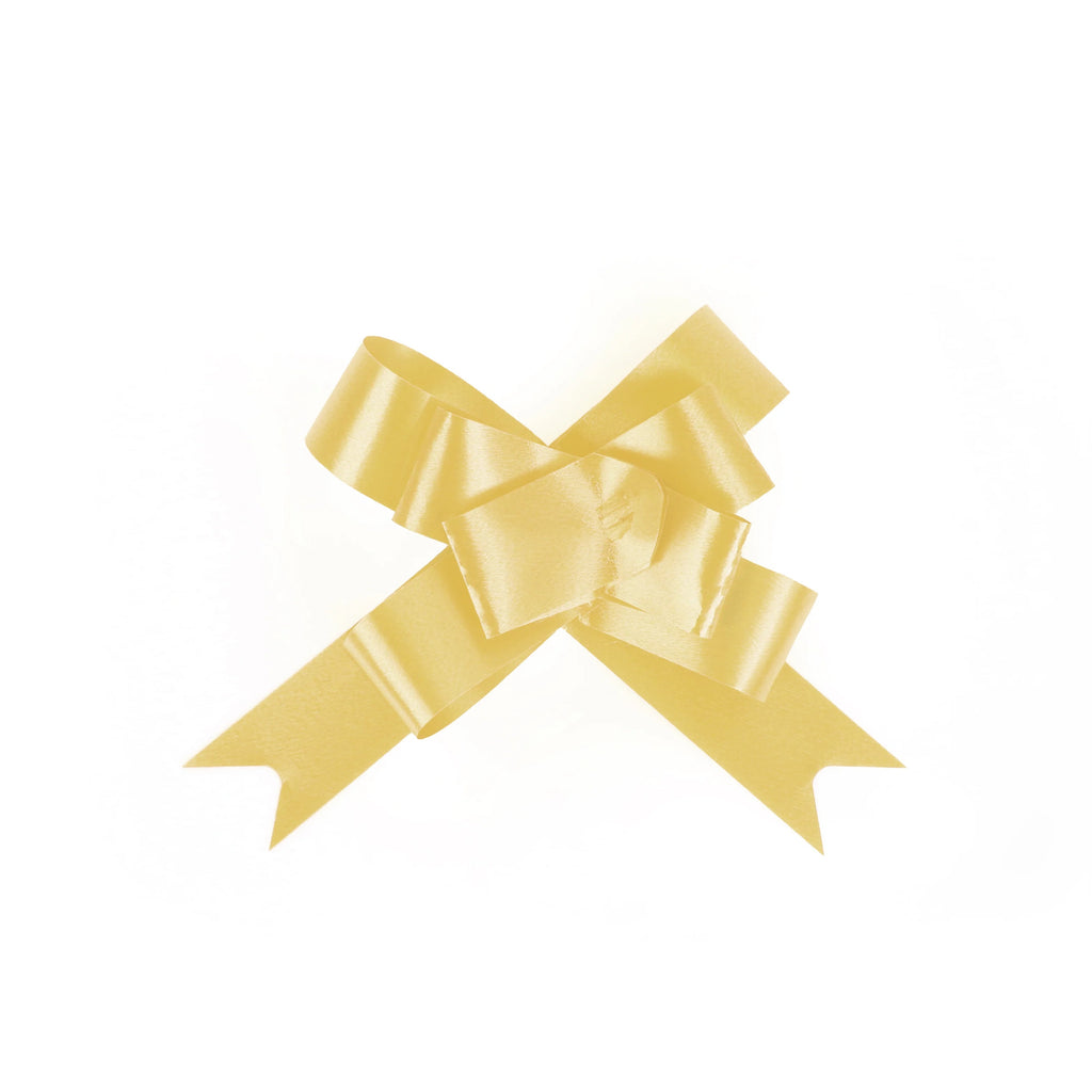 20 Gold 6cm Pull Bows