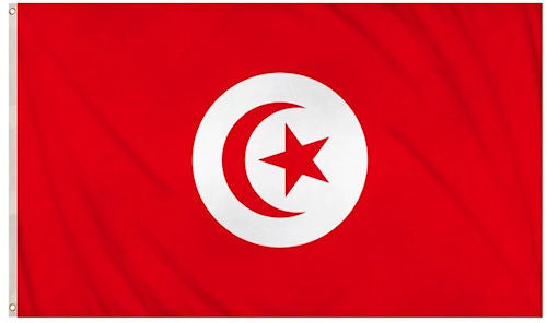 Large Tunisia 5ft x 3ft Flag