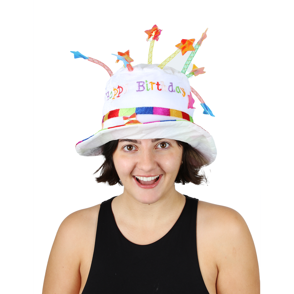 Adult Light Up Happy Birthday Hat