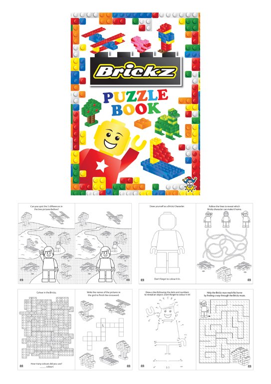 6 Brickz Puzzle Books