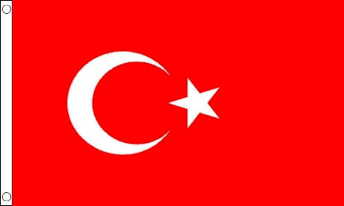 Large Turkey 5ft x 3ft Flag