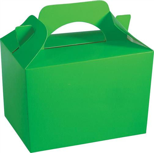 10 Neon Green Party Lunch Boxes