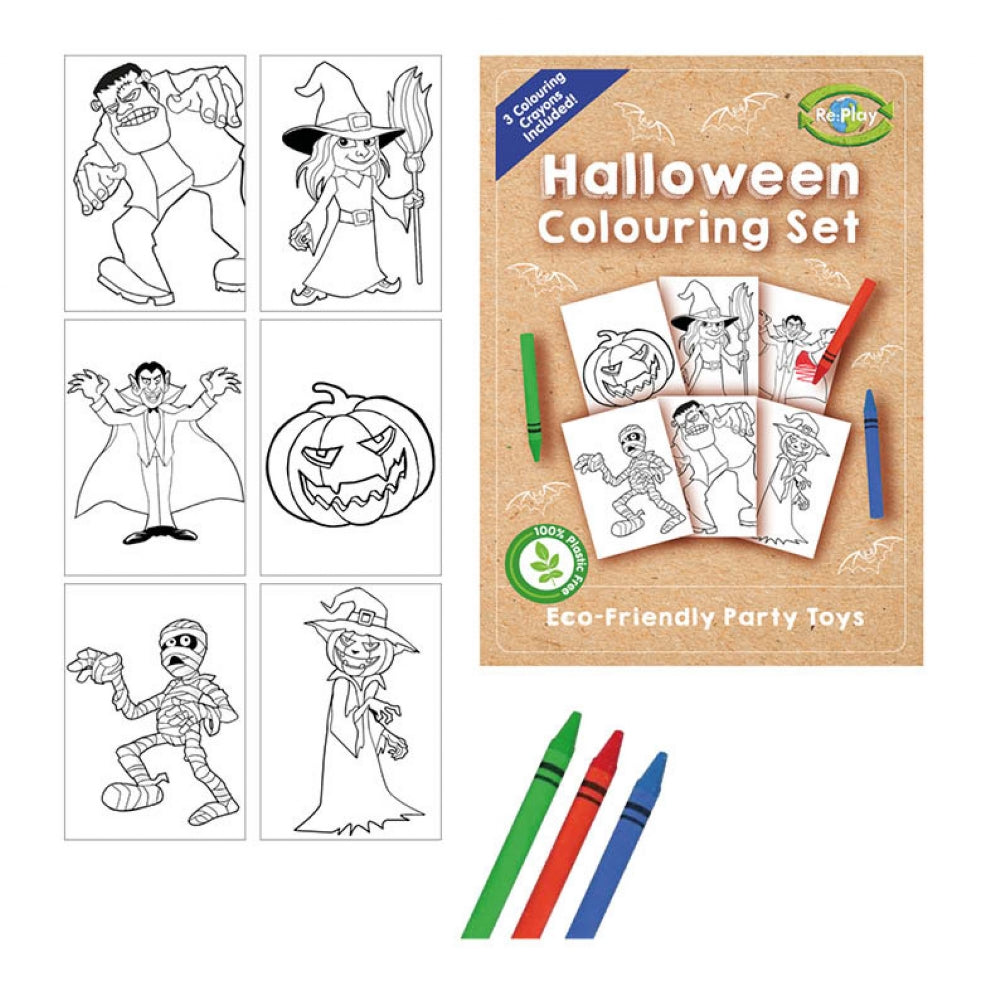 Re:Play Halloween A6 Colouring Set