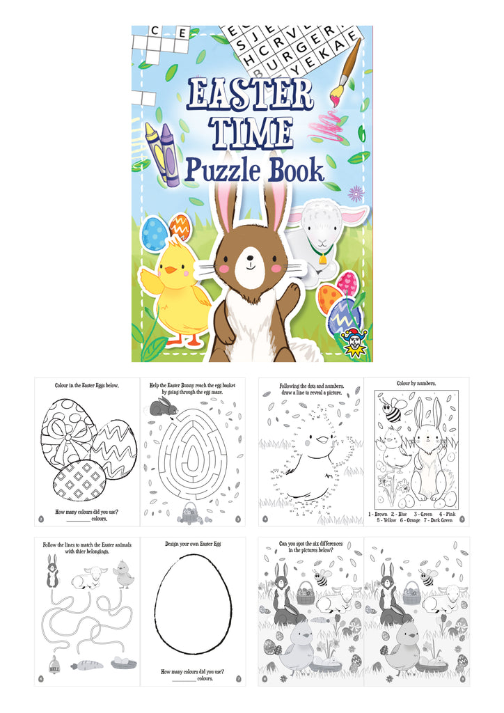 6 Easter Puzzle Books