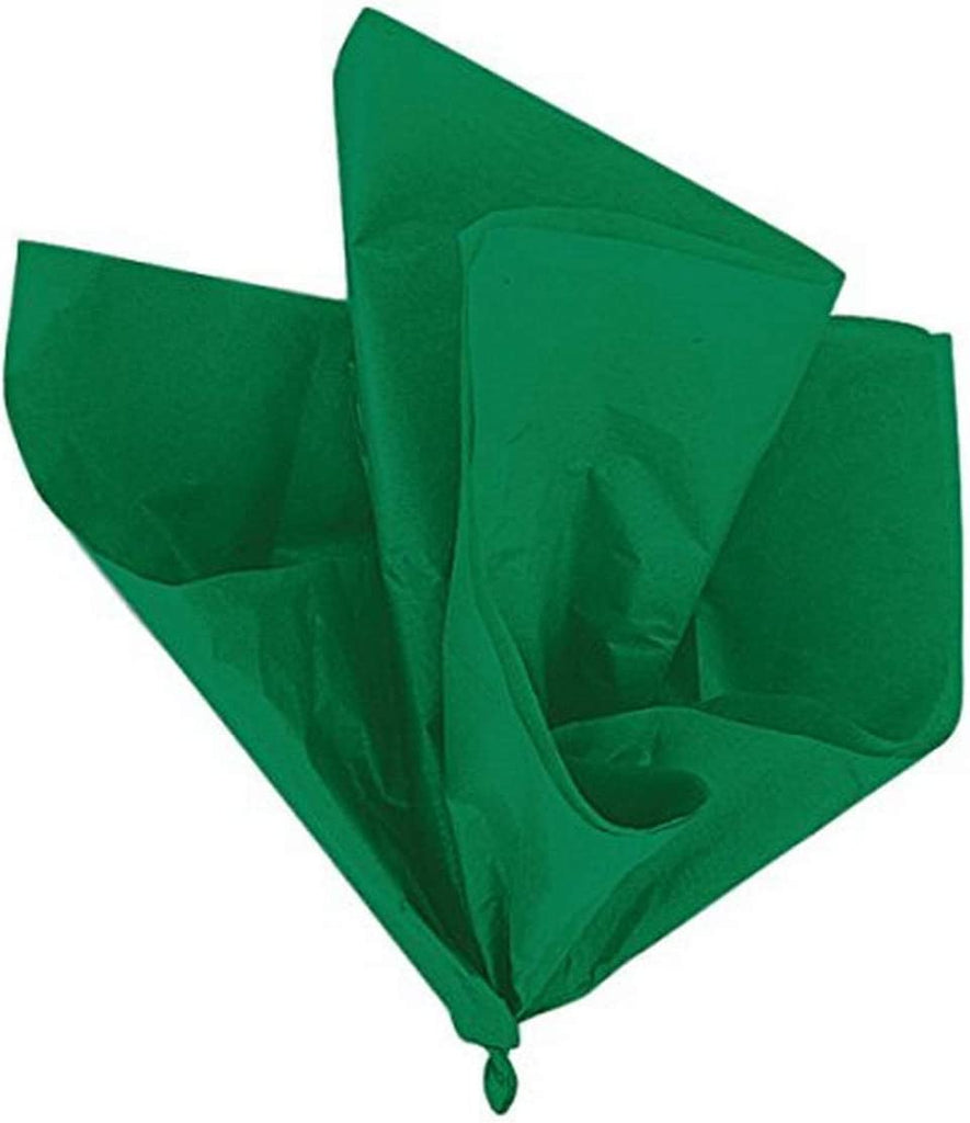 10 Emerald Green Tissue Sheets