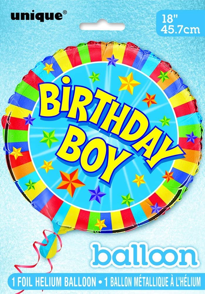 Birthday Boy 18" Round Foil Balloon
