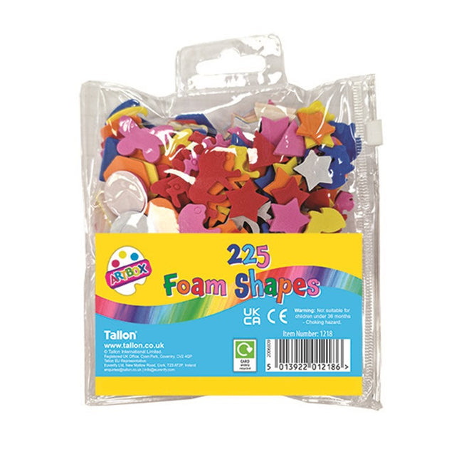 225 Foam Shape Stickers (Pack)