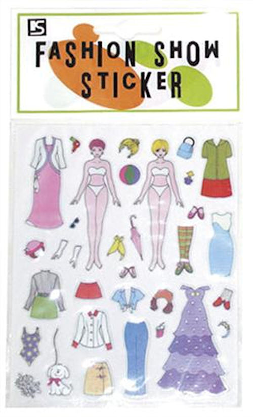6 Fashion Show Sticker Packs
