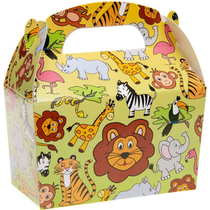 12 Wild Animals Small Treat Boxes