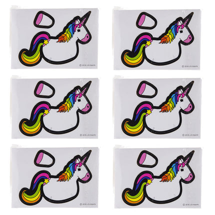 6 Unicorn 3D Puzzle Kits