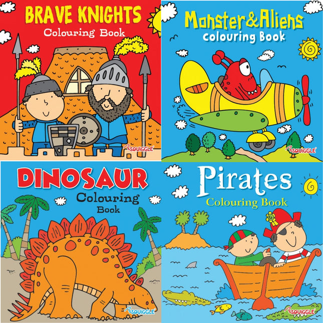 Boys Colouring Book