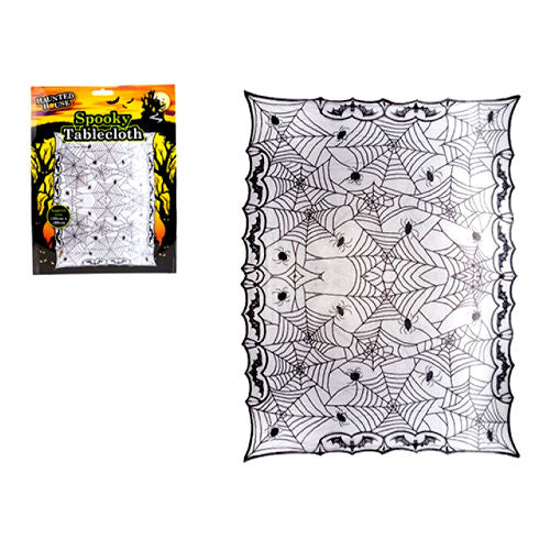 Halloween Spiders Web Rectangle Tablecloth
