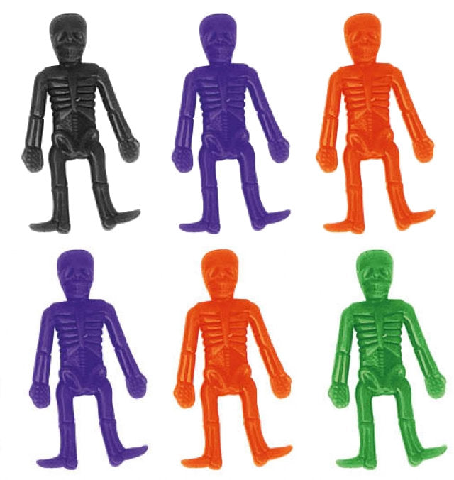 6 Stretchy Halloween Skeletons