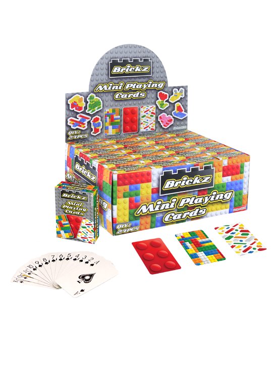 6 Brickz Miniature Playing Card Sets