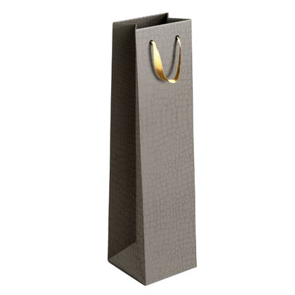 Embossed Matte Bottle Gift Bag