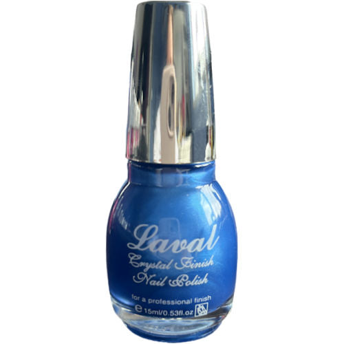 Crystal Finish Nail Polish - Blue Lightning