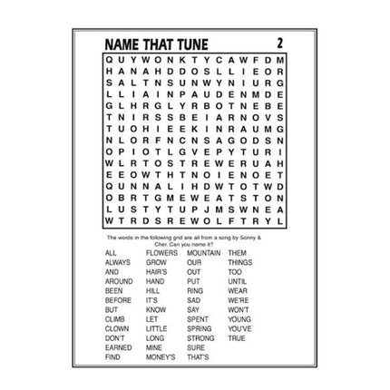 A4 Mega Large Print Word Search Book