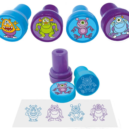 6 Monster Ink Stamps